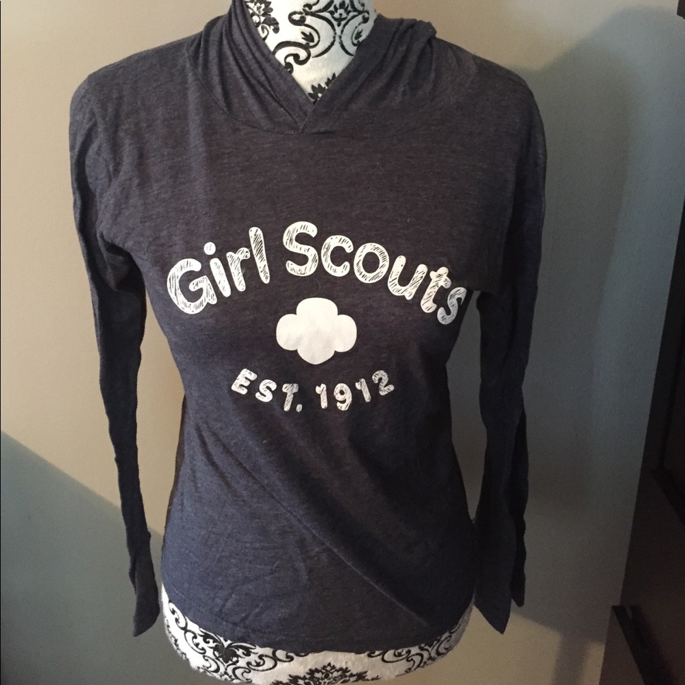 Girl Scout Long Sleeve Hooded Pullover
